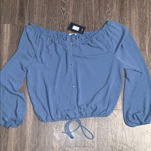 New FashionNova peasant 3x off shoulder top